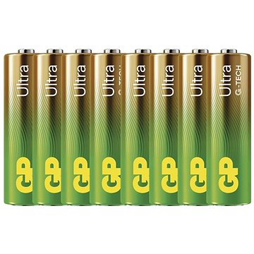 E-shop GP Alkaline-Batterien Ultra AA (LR6), 6+2 Stück