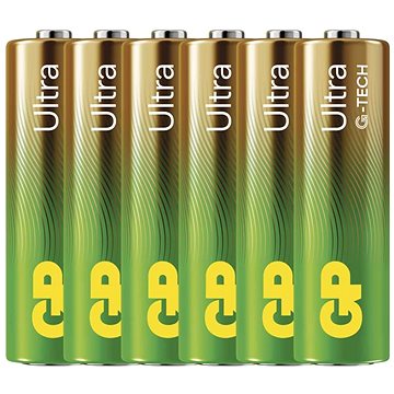 E-shop GP Ultra AA-Alkalibatterien (LR6), 6 Stück