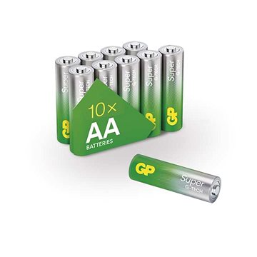 E-shop GP Alkaline-Batterien Super AA (LR6), 10 Stück
