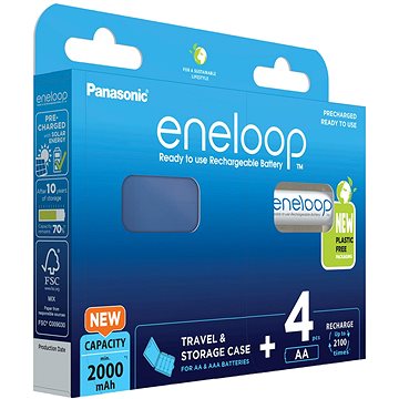 E-shop Panasonic eneloop HR6 AA 3MCCEC/4BE CASE N