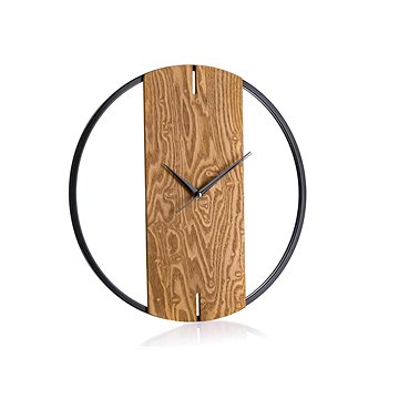 HOME DECOR Nástěnné hodiny Wood Deco 40 cm