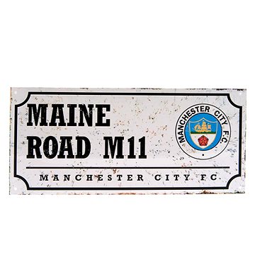 FotbalFans Cedule Manchester City FC, Maine Road M11, 40 × 18 cm
