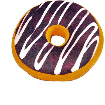 TEXTILOMANIE Dekorační polštářek Donut s polevou