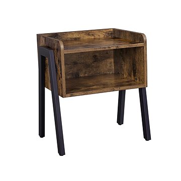 Dochtmann Noční stolek industriální, rustikální 42 × 35 × 52 cm