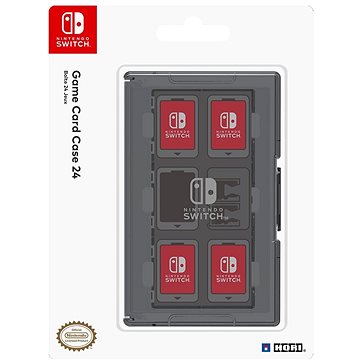 E-shop Hori Game Card Case 24 Black - Nintendo Switch