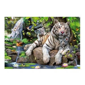 Bílý Bengálský tygr 1000 dílků