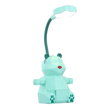 eCa Dětská lampa se zvířátkem zelená