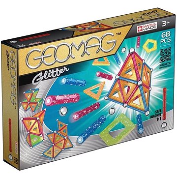 Geomag - Glitter 68 dílků