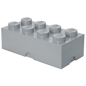 LEGO Úložný box 8 250 x 500 x 180 mm - šedý