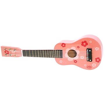 E-shop Gitarre rosa mit Blumen