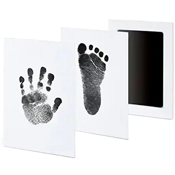APT Kreativní sada na tvorbu dětských otisků 10× 15,3 cm, černý inkoust