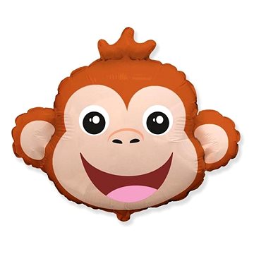 Balón foliový opice - opička - safari - 68 cm