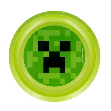 Plastový talíř Minecraft - Creeper 22 cm