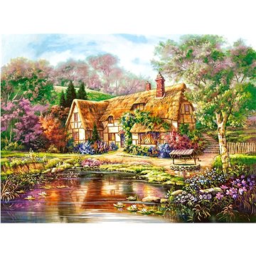 Castorland Puzzle Soumrak u rybníka 3000 dílků