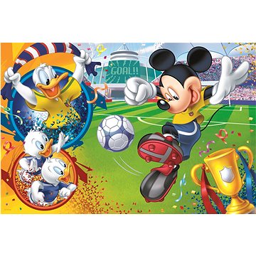 Trefl Puzzle Mickey Mouse na fotbale 100 dílků