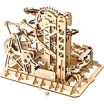 Robotime Rokr 3D dřevěné puzzle Kuličková dráha: Climber 233 dílků