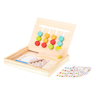 Dřevěná vzdělávací hračka zápas barvy box