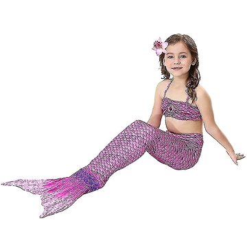 Surtep Kostým na plavání Mořská Panna Mermaid 3-pack Purple Dream