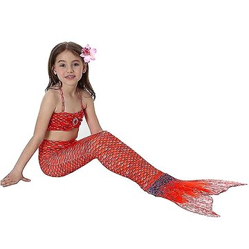 Surtep Kostým na plavání Mořská Panna Mermaid 3-pack Red Sea