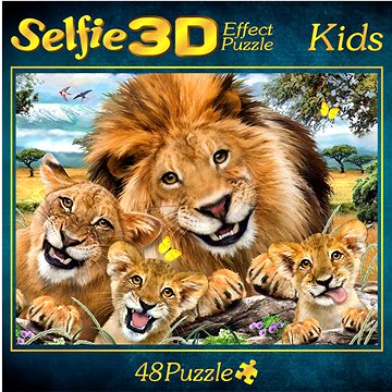 M.I.C. Puzzle Selfie lvího krále 3D 48 dílků