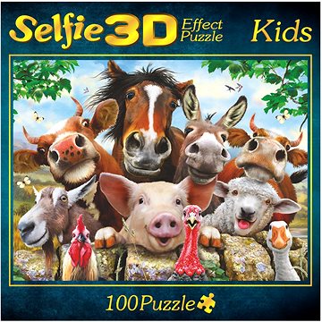 M.I.C. Puzzle Farma selfie 3D 100 dílků