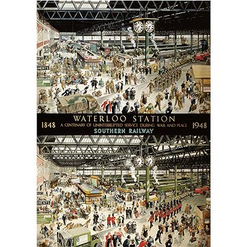 Gibsons Puzzle Stanice Waterloo v roce 1848 a 1948, 1000 dílků