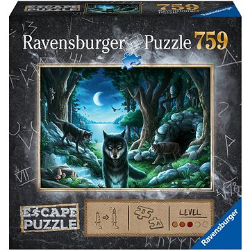 E-shop Ravensburger 164349 Exit Puzzle: Wolf 759 Puzzleteile