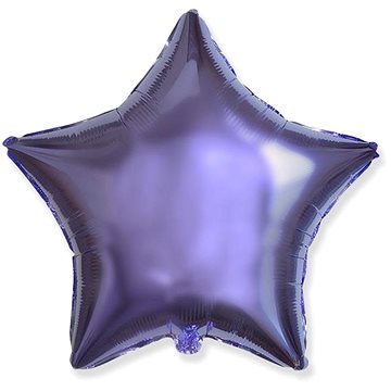 FLEXMETAL Balón foliový hvězda lila 45 cm