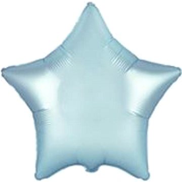 FLEXMETAL Balón foliový hvězda pastelová modrá 45 cm