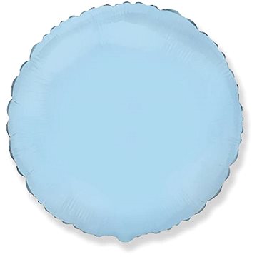 FLEXMETAL Balón foliový kulatý světle modrý 45 cm