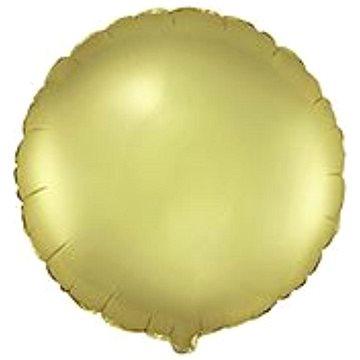FLEXMETAL Balón foliový kulatý pastelový zlatý 45 cm