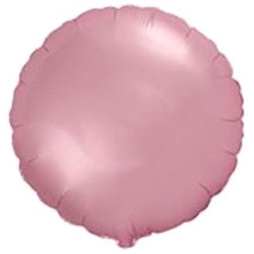 FLEXMETAL Balón foliový kulatý pastelový růžový 45 cm