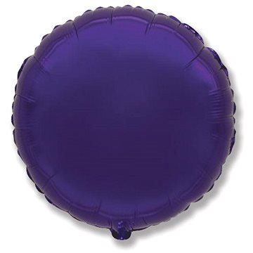 FLEXMETAL Balón foliový kulatý fialový 45 cm