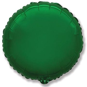 FLEXMETAL Balón foliový kulatý zelený 45 cm