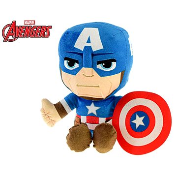 Avengers Captain America plyšový 30 cm sedící