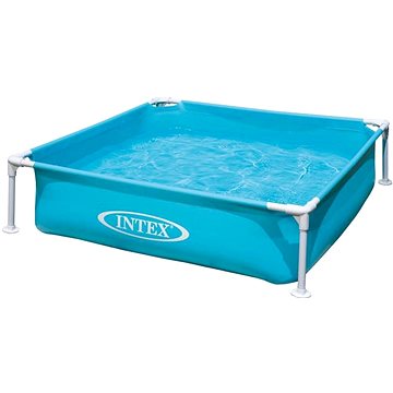 Intex bazén 57173, skládací, modrý, mini, 122 cm × 122 cm × 30 cm