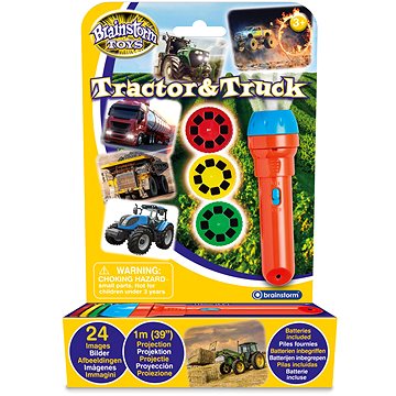 Brainstorm Toys Ruční foto projektor - Traktory a náklaďáky