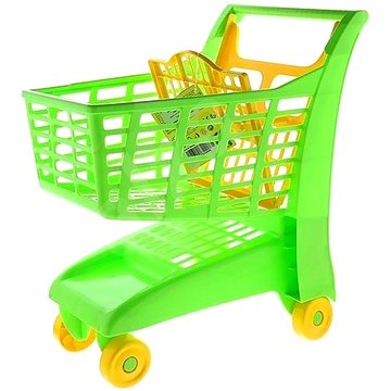 Androni Nákupní vozík se sedátkem - zelený