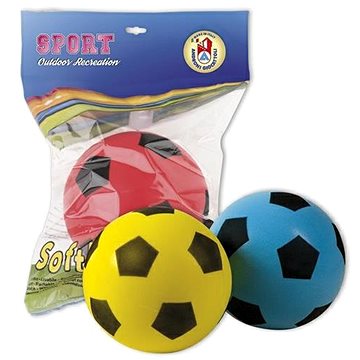 Androni Soft míč - průměr 20 cm, žlutý
