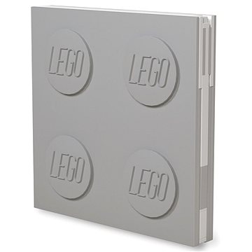 LEGO Zápisník - šedý