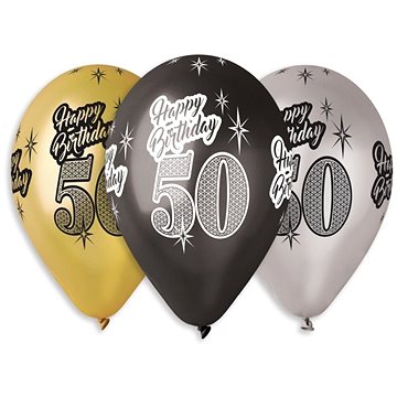 Nafukovací balónky, 30cm, Happy Birthday 