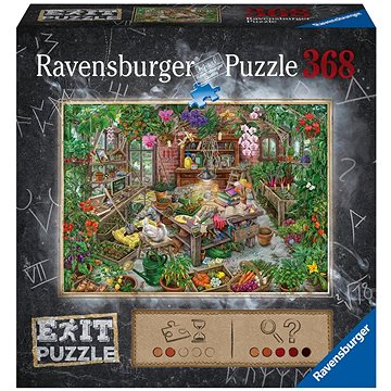 E-shop Ravensburger 164837 Exit Puzzle: Im Gewächshaus 368 Stück