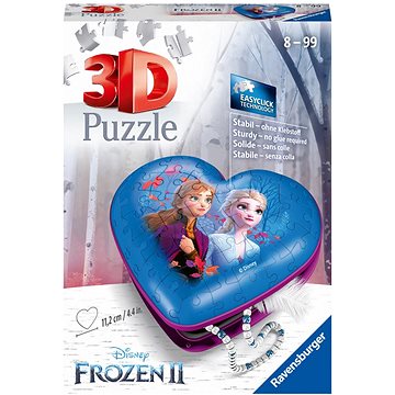 E-shop Ravensburger 3D 112364 Herz Disney Eiskönigin 2 54 Stück