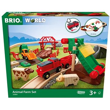Brio World 33984 Hrací set zvířecí farma