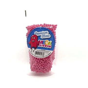 Megaslizoun - polystyrenové kuličky - růžové 0,2l