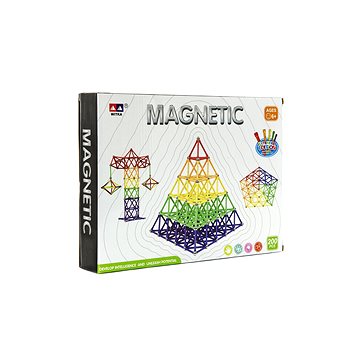E-shop Teddies Magnetic Bausatz - 200 Teile