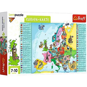 E-shop Educational Puzzle - Map of Europe - German Version