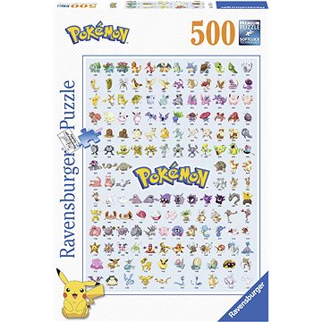 E-shop Ravensburger 147816 Die ersten 151 Pokémons 500 Puzzleteile