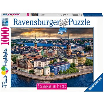 E-shop Ravensburger 167425 Skandinavien Stockholm, Schweden 1000 Puzzleteile