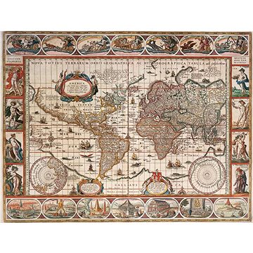 Ravensburger 166336 Mapa světa 2000 dílků